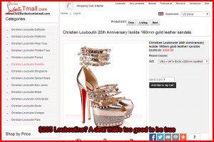 list fake shoe websites